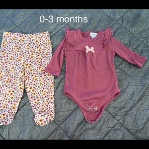 0-3 Month Baby Girl Outfits